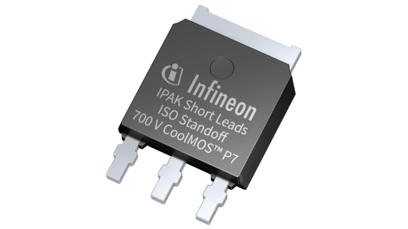Infineon CoolMOS™ Silicon N-Channel MOSFET, 10 A, 700 V, 3-Pin IPAK IPSA70R450P7SAKMA1