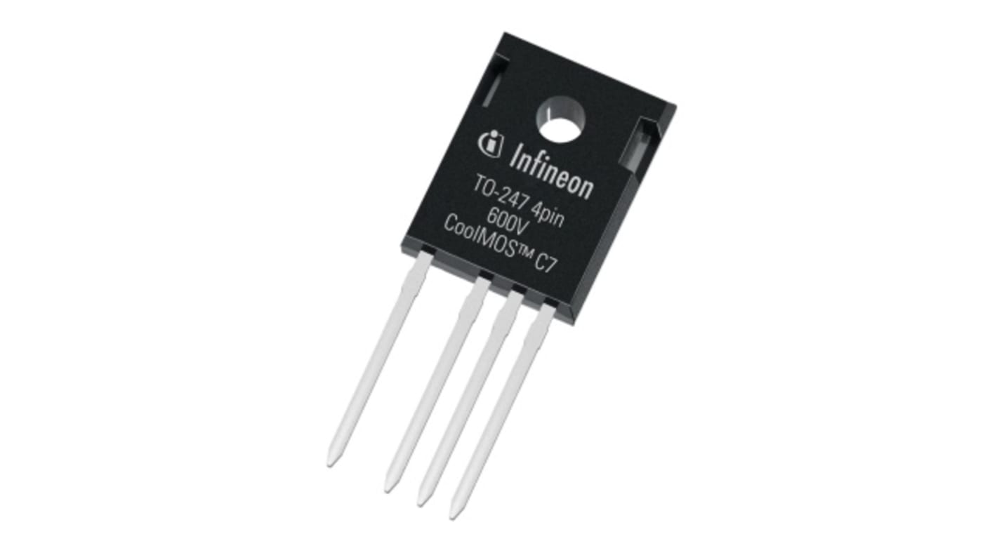 Infineon CoolMOS™ Silicon N-Channel MOSFET, 109 A, 600 V, 4-Pin TO-247-4 IPZ60R017C7XKSA1