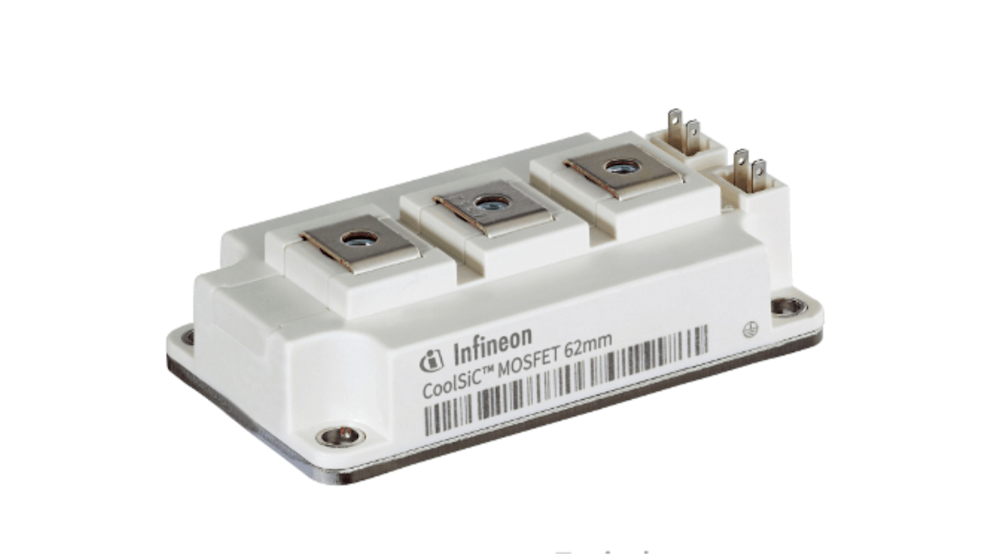 Infineon N沟道增强型MOS管, Vds=1200 V, 250 A, ag- 62mm, 螺钉安装, FF6MR系列