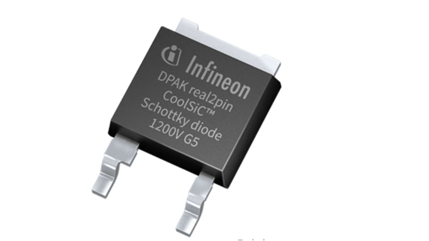Infineon 整流ダイオード, 2A, 1200V SMD, 2-Pin DPAK (TO-252-2) SiCショットキー