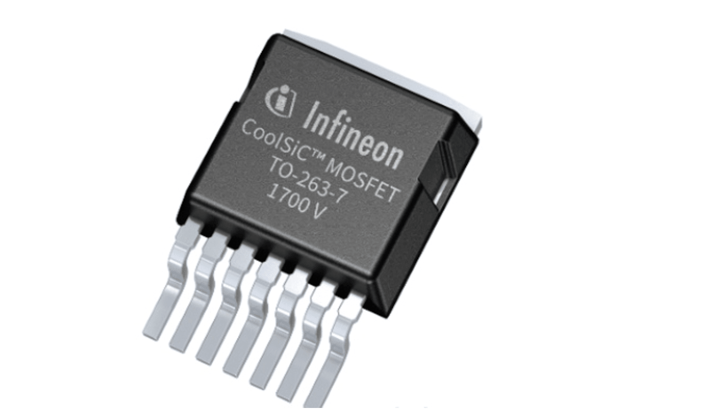 Infineon IMBF1 N-Kanal, SMD MOSFET 1700 V / 5,2 A, 7-Pin TO-263-7