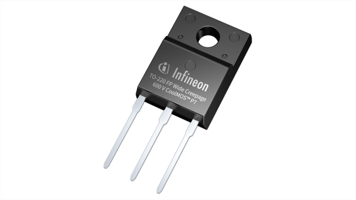 Infineon CoolMOS™ P7 N-Channel MOSFET, 18 A, 650 V, 3-Pin TO-220 FP IPAW60R180P7SXKSA1