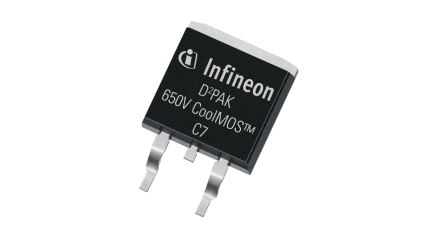 N-Channel MOSFET, 46 A, 650 V, 3-Pin D2PAK Infineon IPB65R045C7ATMA2