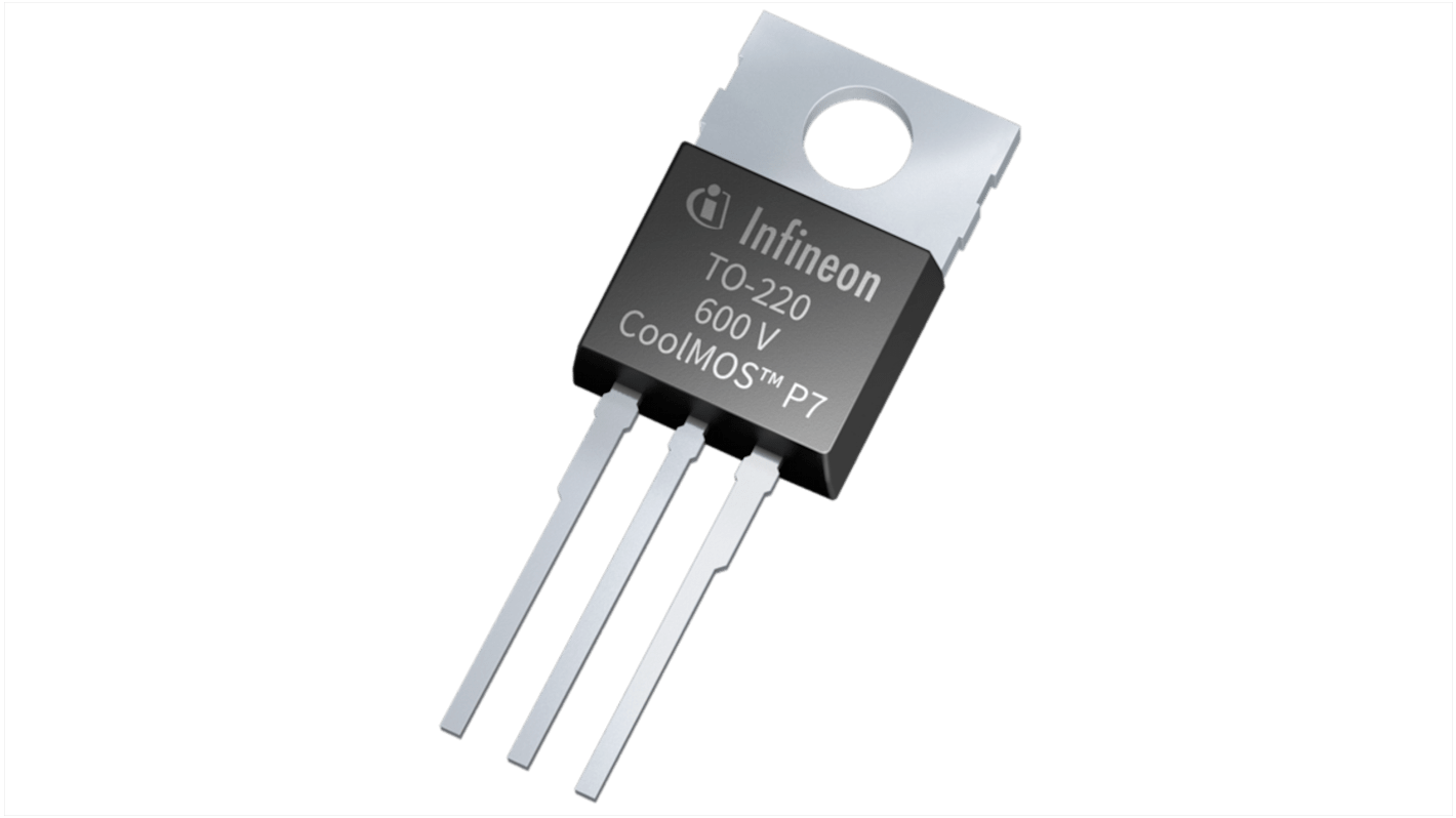 Infineon CoolMOS™ P7 N-Channel MOSFET, 26 A, 600 V, 3-Pin TO-220 IPP60R120P7XKSA1