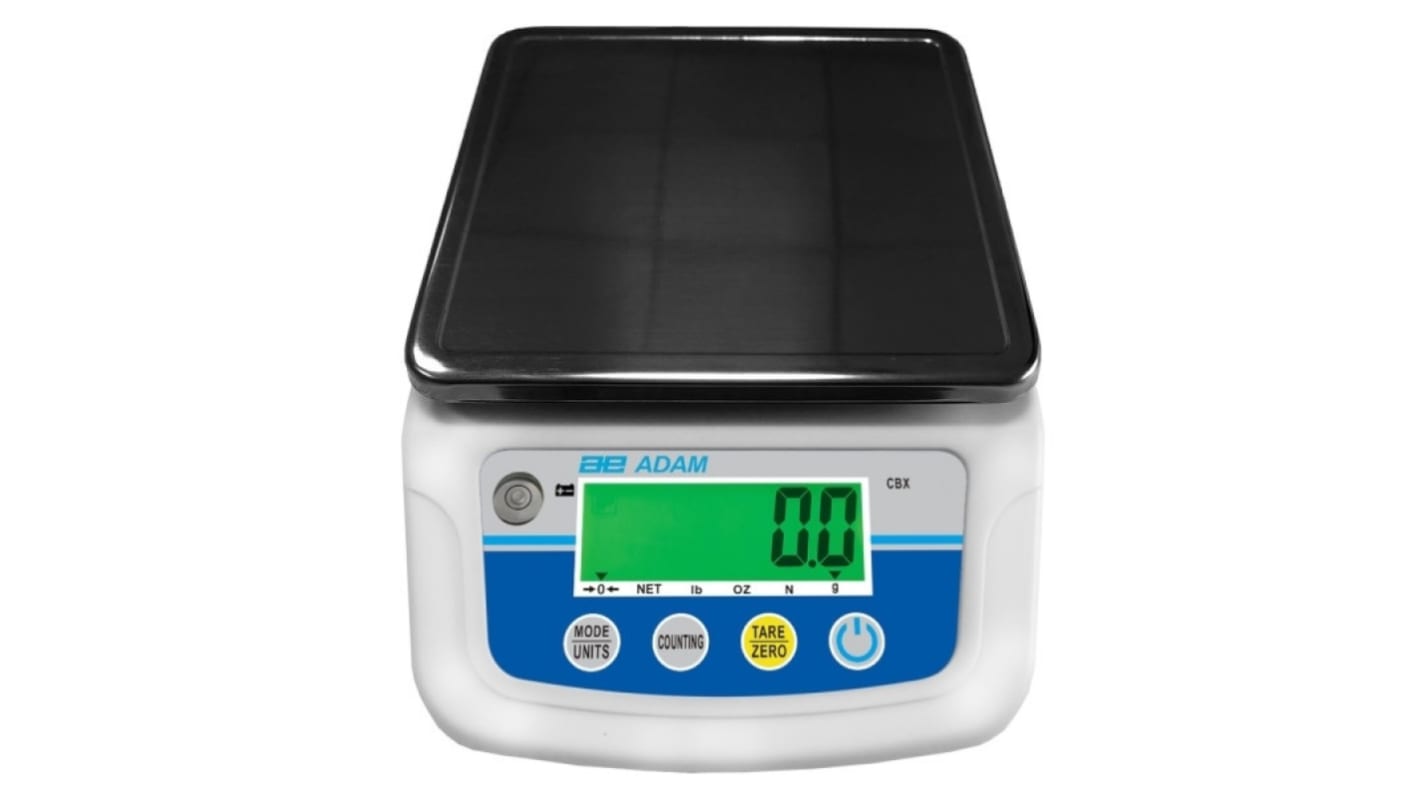 Adam Equipment Co Ltd CBX1201 Compact Balance Weighing Scale, 1.2kg Weight Capacity