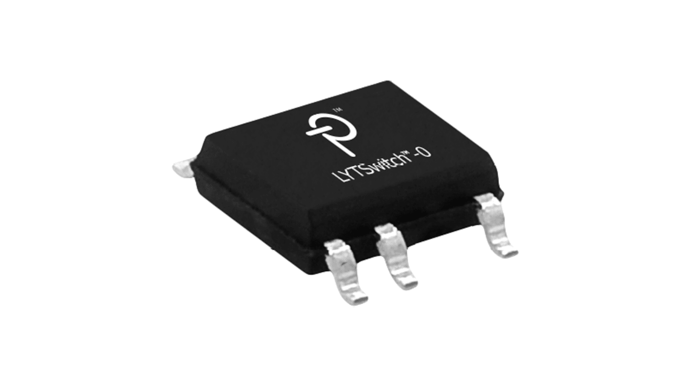 Power Integrations LEDドライバ IC, 65mA LYTSwitch-0; 7-Pin SO-8EP