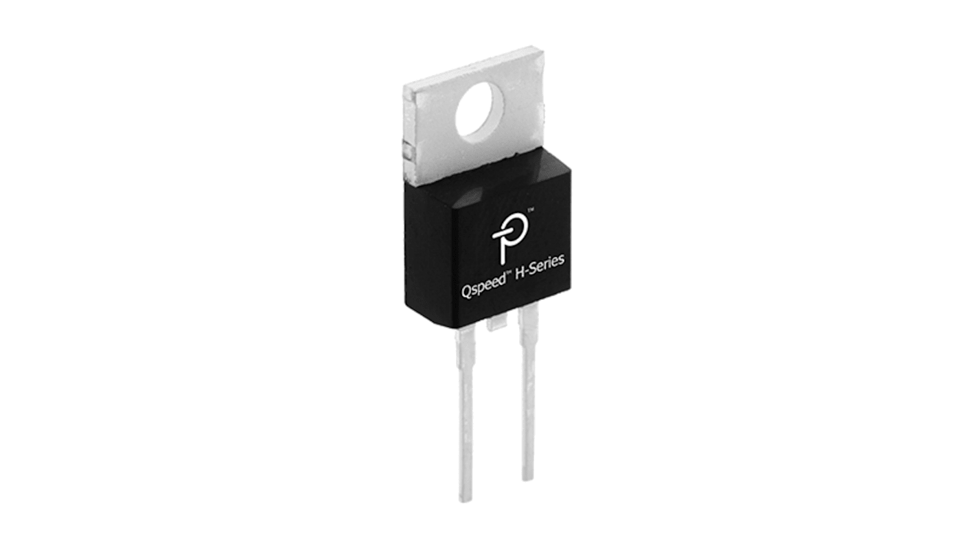 Power Integrations 600V 12A, Dual Diode, 3-Pin TO-220AC QH12TZ600