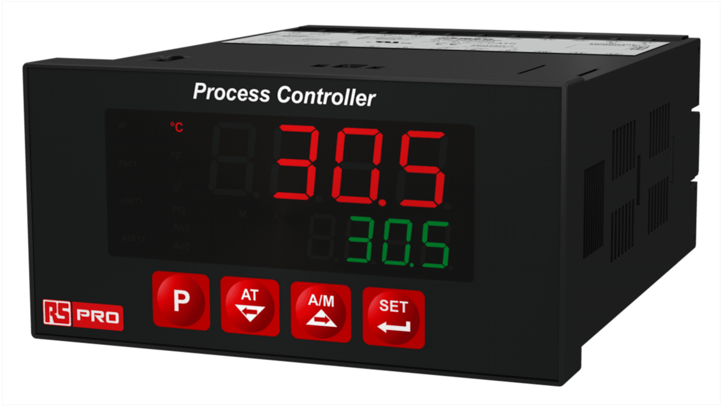 Rs-Online Termoregolatori PID RS PRO 100 → 240 V. 96 x 48mm 3 uscite Relè SSR