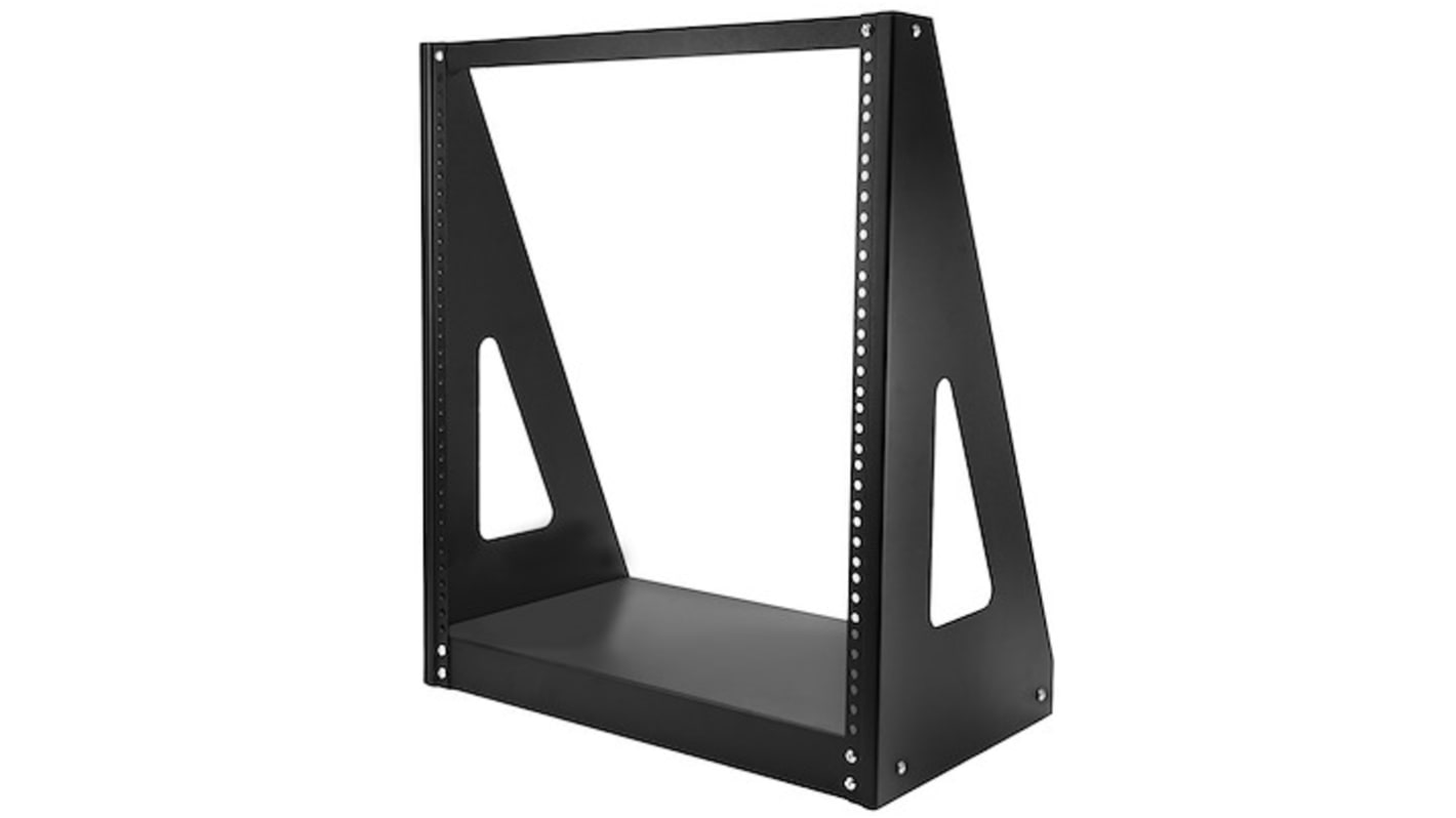 StarTech.com Black 12U Steel Server Rack , with 2-Post Frame
