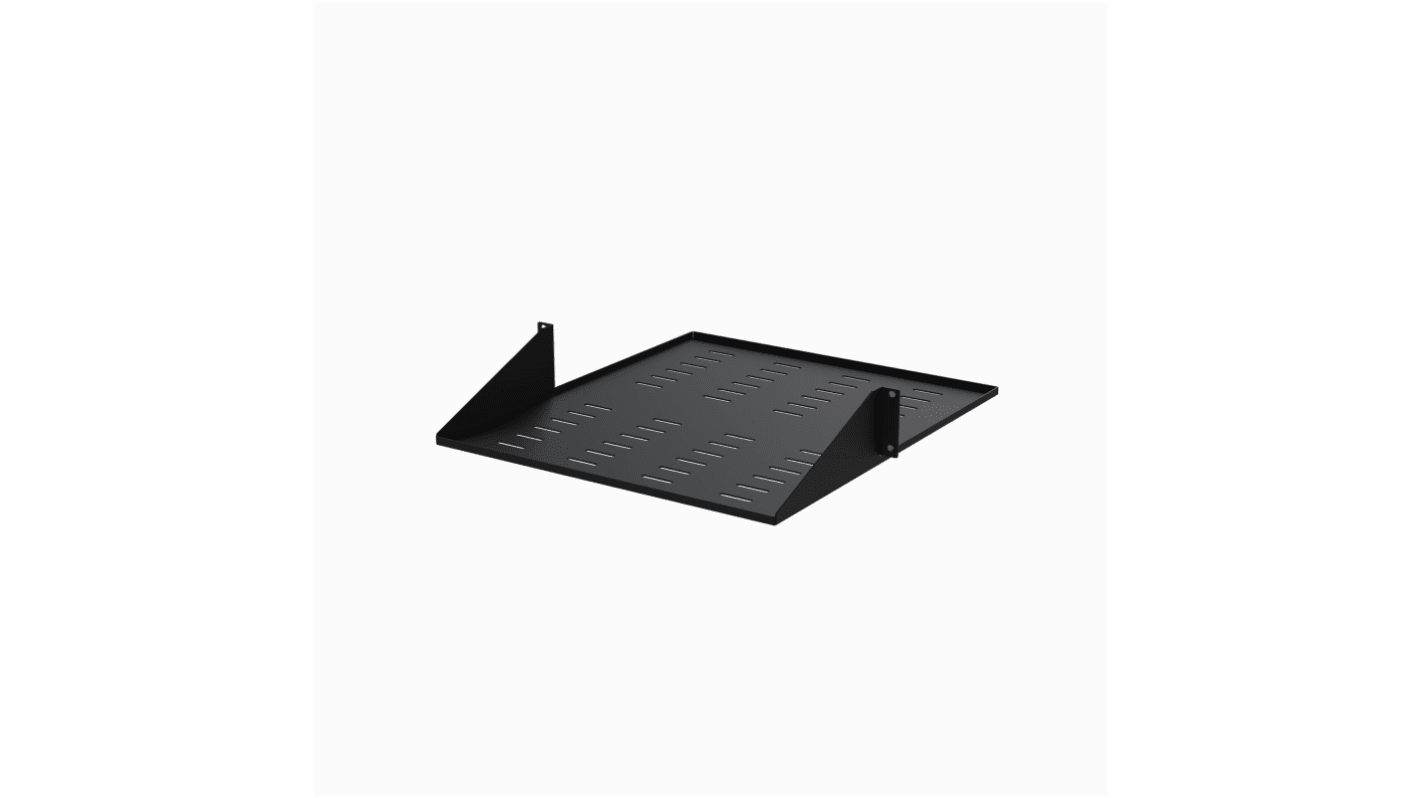Estantería 2U StarTech.com, ventilado de Acero Negro, 508mm x 483mm, carga máx. 34kg