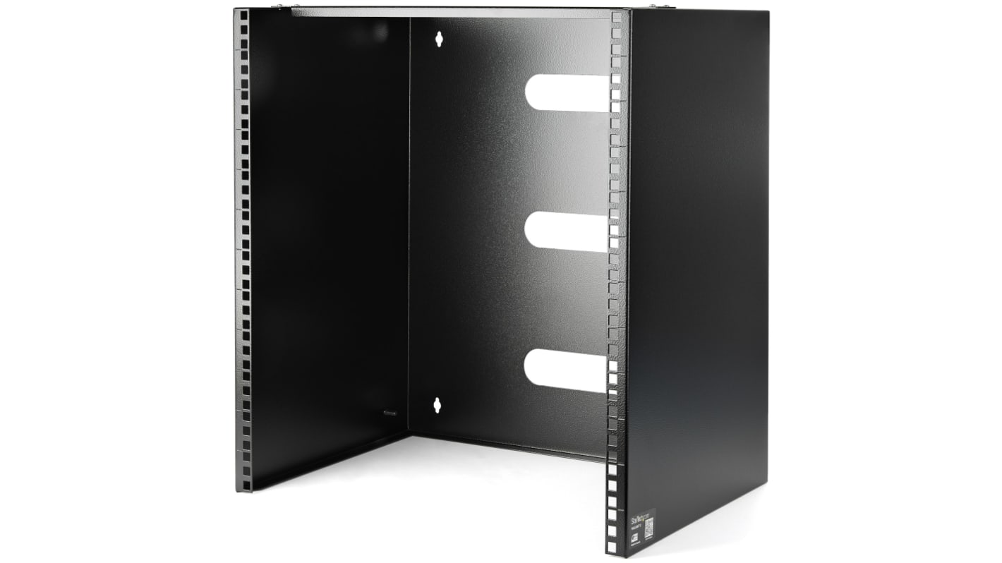 StarTech.com Black 12U Steel Server Rack , with 2-Post Frame