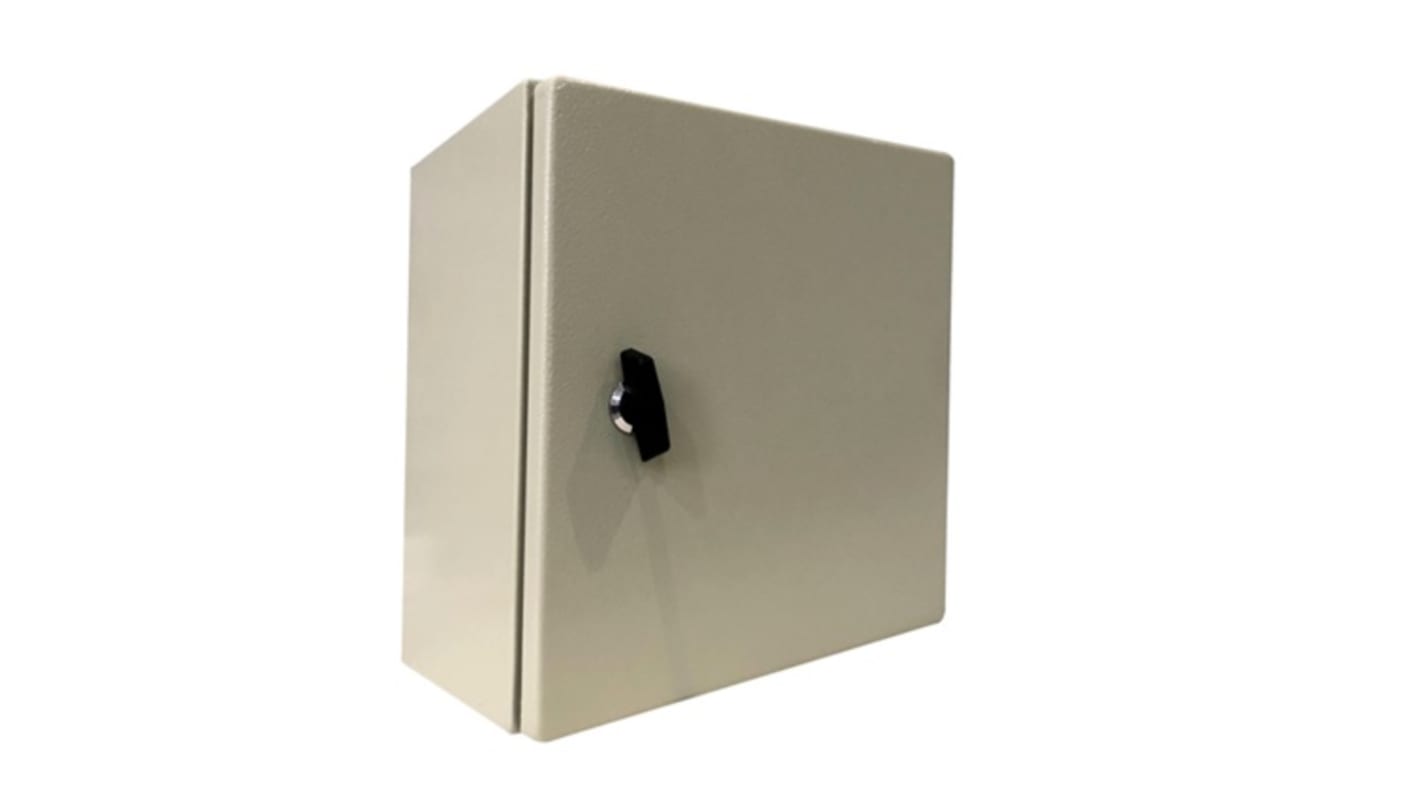 RS PRO Stahl Wandgehäuse Grau IP66, HxBxT 300 mm x 400 mm x 210mm