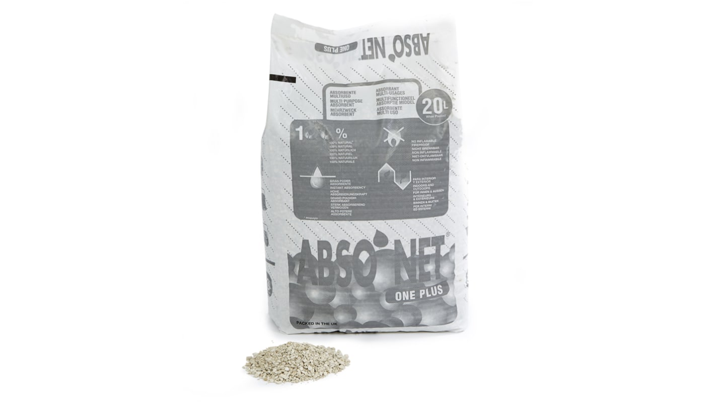 Ecospill Ltd 泄漏吸附粘土颗粒, 可吸附20 L, Abso'net Granules系列