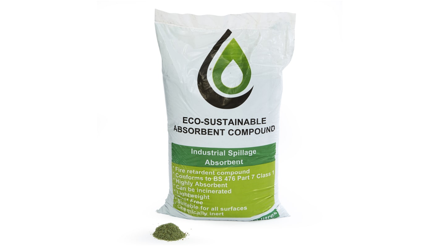 Ecospill Ltd Spill Absorbent Granules for Maintenance Use, 30 L Capacity