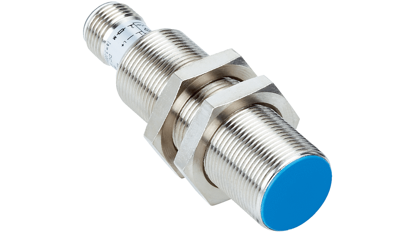 Rs-Online Sensore di prossimità Cilindro filettato SICK M18 rilevamento 8 mm 10 → 30 V CC