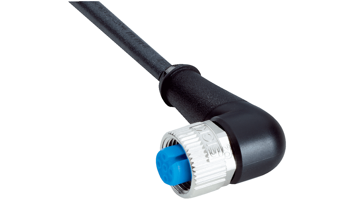 YG2A15-100UB5XLEAX | SICK Female 5 way M12 to Unterminated Sensor Actuator  Cable, 10m | RS