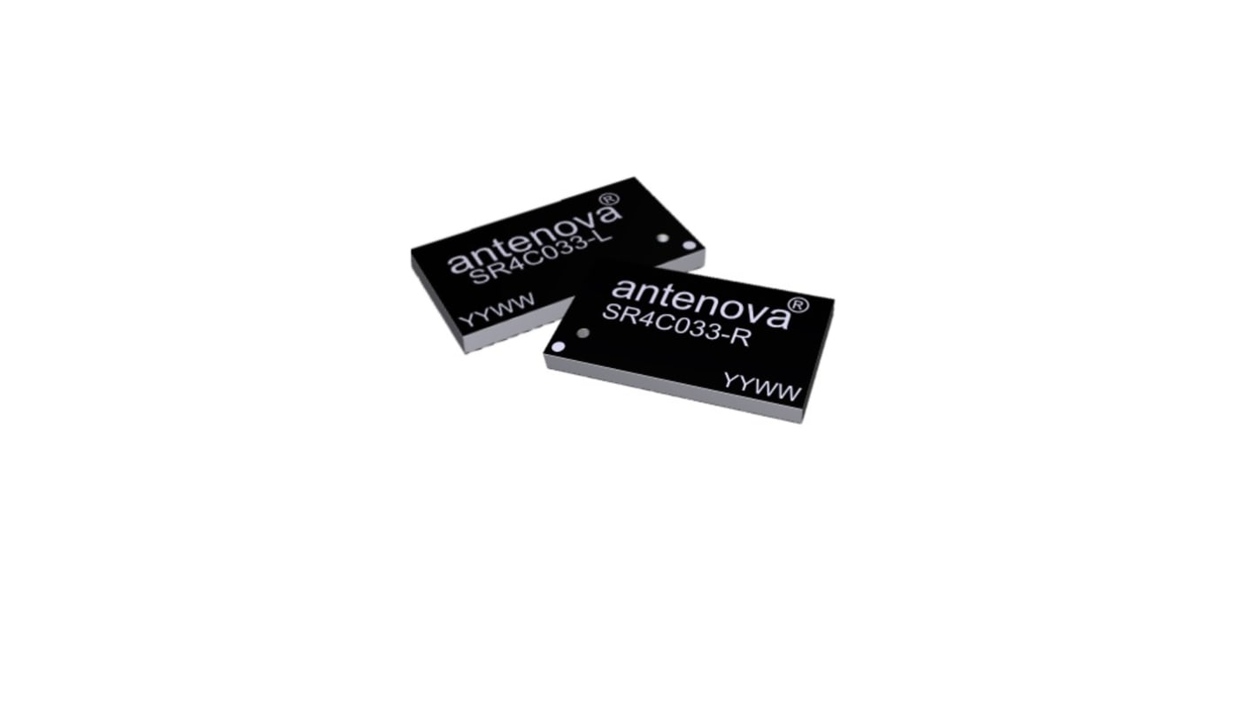 Antenova 遥测天线, 方形, PCB安装