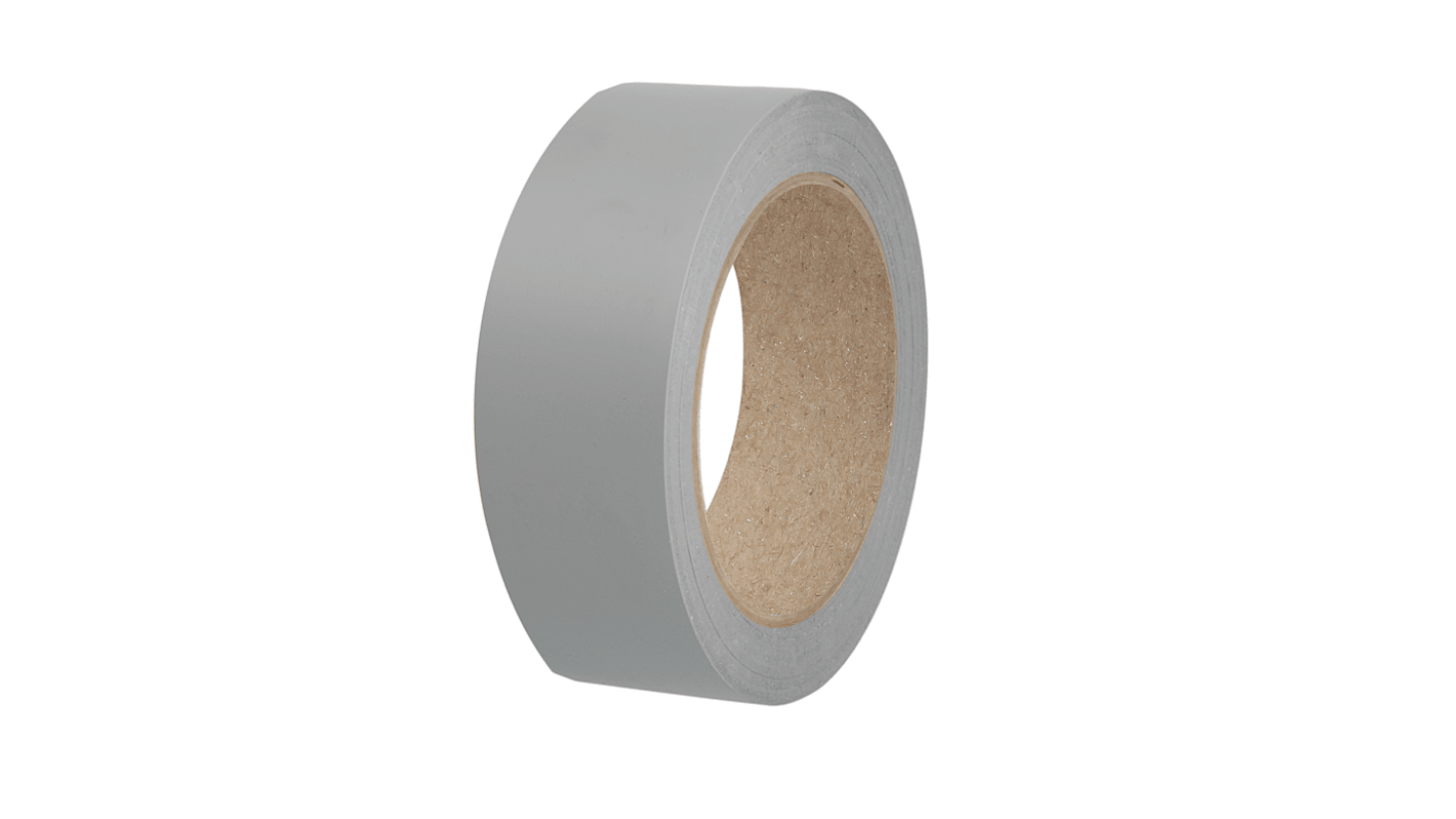 RS PRO Grey PVC Electrical Insulation Tape, 19mm x 33m