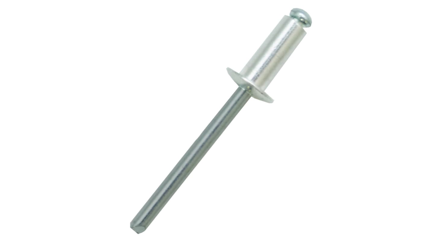 RS PRO Aluminium Blind Rivet, 4.8mm