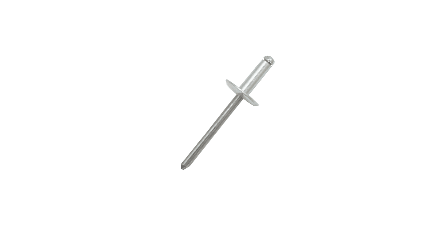 Nýt, délka nýtu: 26mm, Stříbrná, Prostý Ocel Slepý, průměr nýtu: 4.8mm