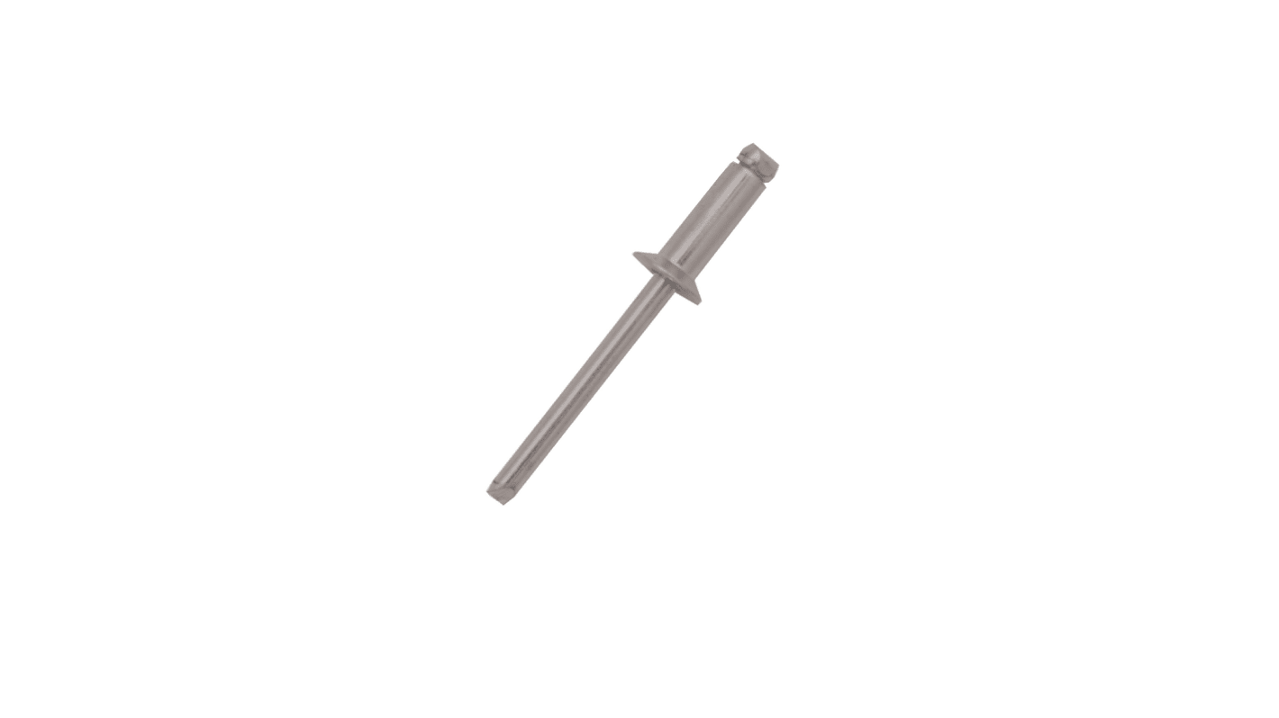 Nýt, délka nýtu: 6mm, Stříbrná, Prostý Ocel Slepý, průměr nýtu: 3.2mm