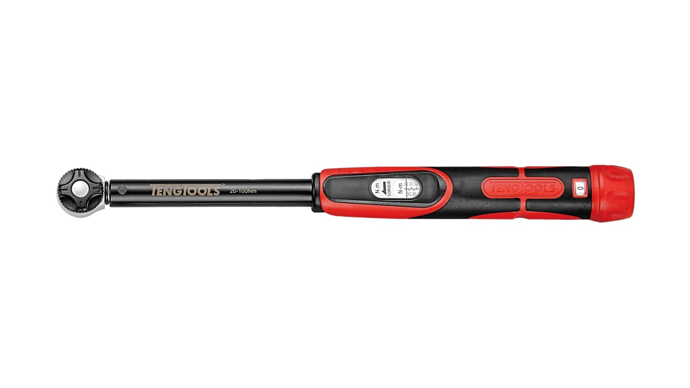 Teng Tools Click Torque Wrench, 200Nm, 1/2 in Drive, Square Drive