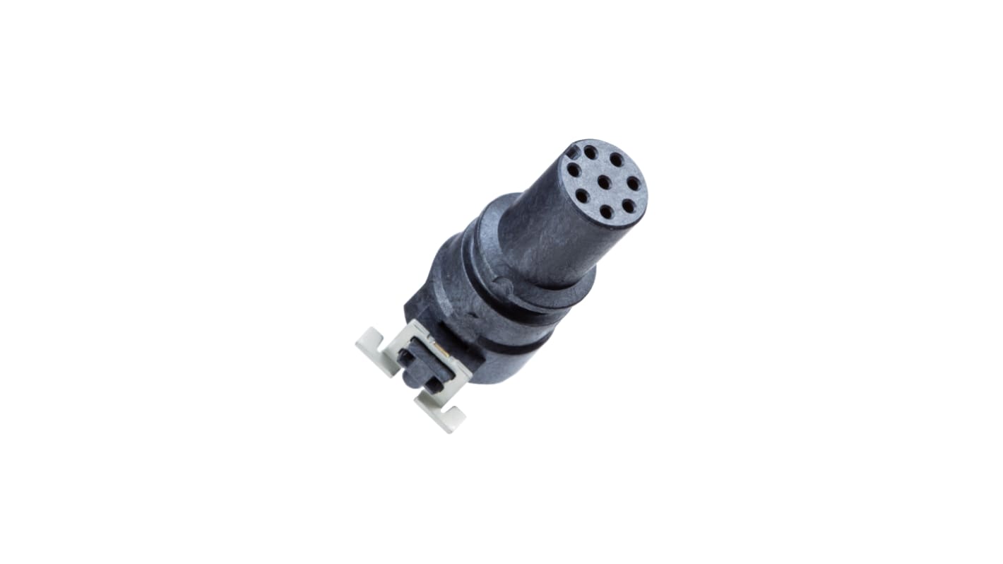 M8-08PFFT-EE0001 | Amphenol M M8 Rundsteckverbinder Buchse 8-polig 