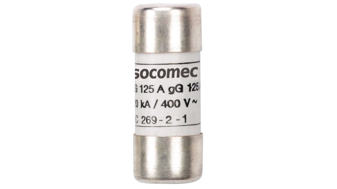 Socomec 8A F Cartridge Fuse, 14 x 51mm