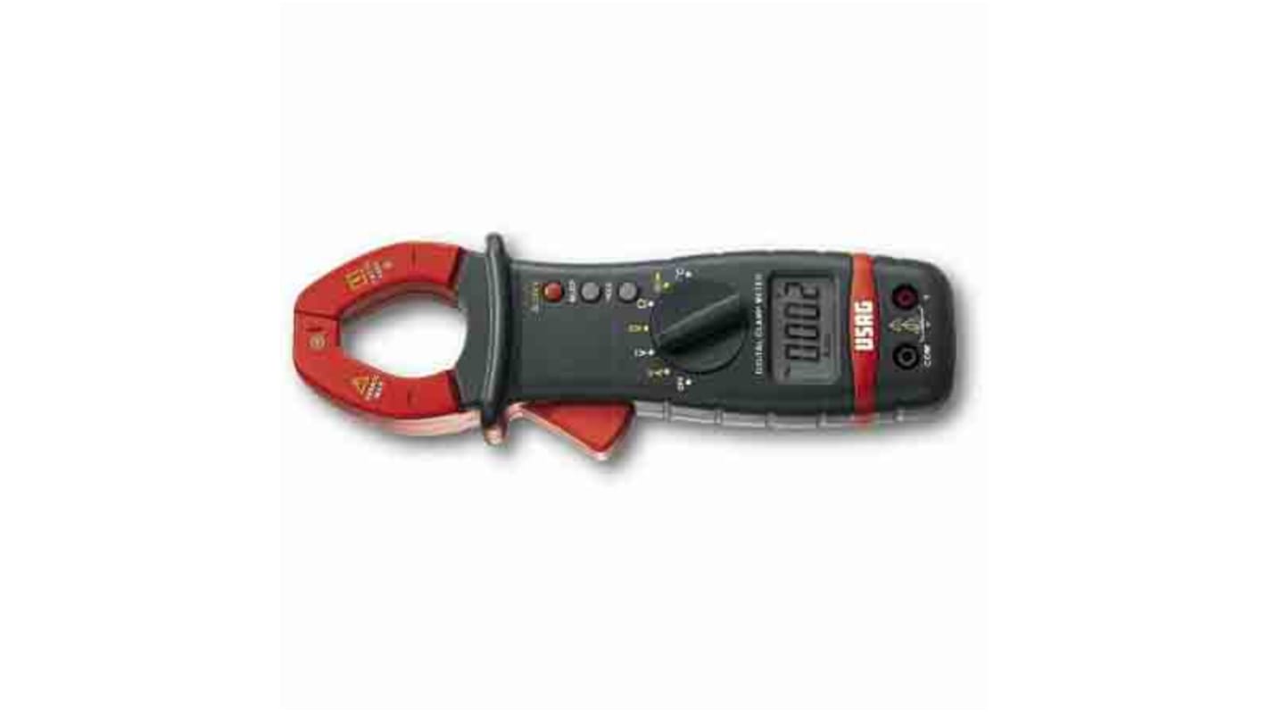 Pinza amperometrica c.a.-c.c. Usag 076 PD, Max 400A ca, Max 600V cc