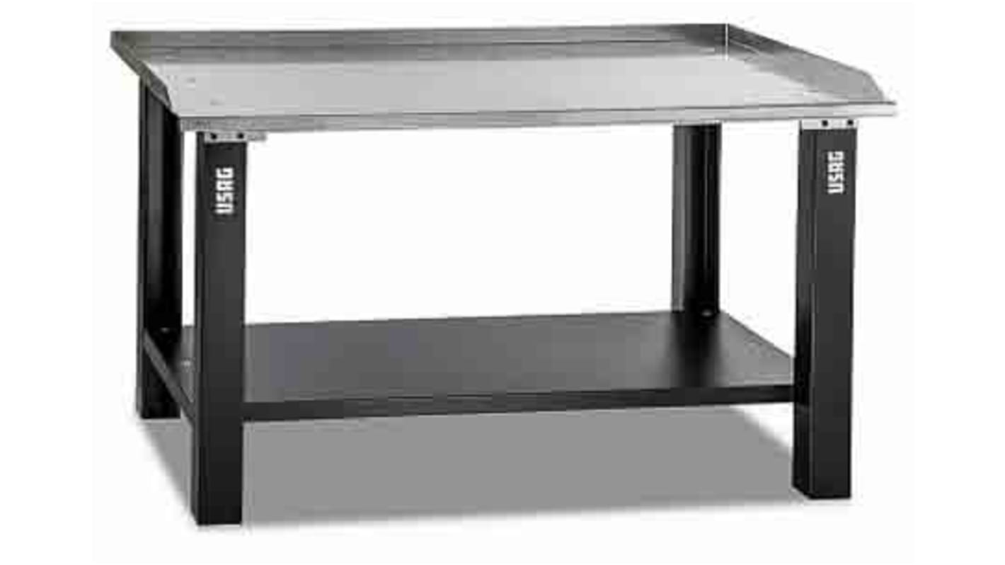 Banco di lavoro Usag 506 TA, 1500mm x 700mm x 910mm, carico 1500kg