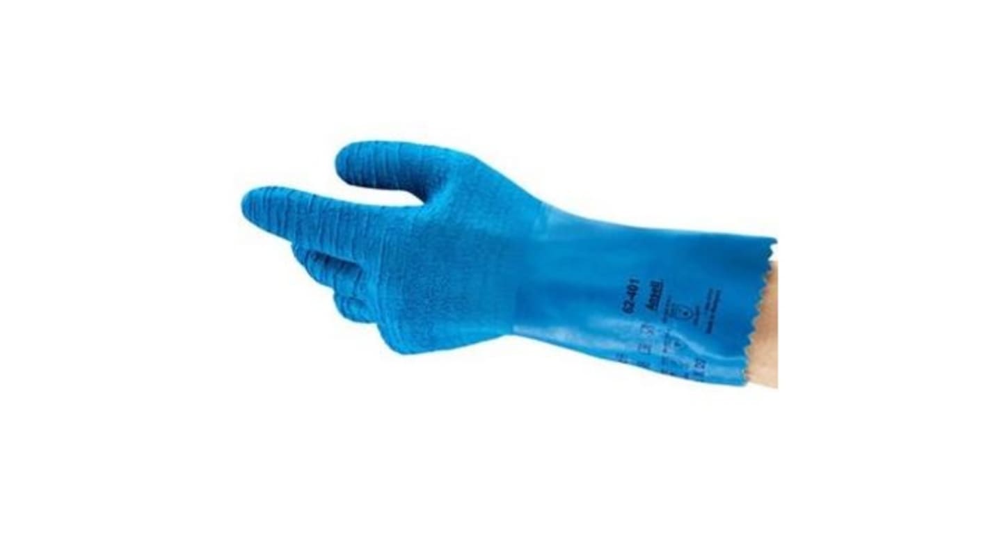 Ansell AlphaTec Blue Cotton Thermal Gloves, Size 7