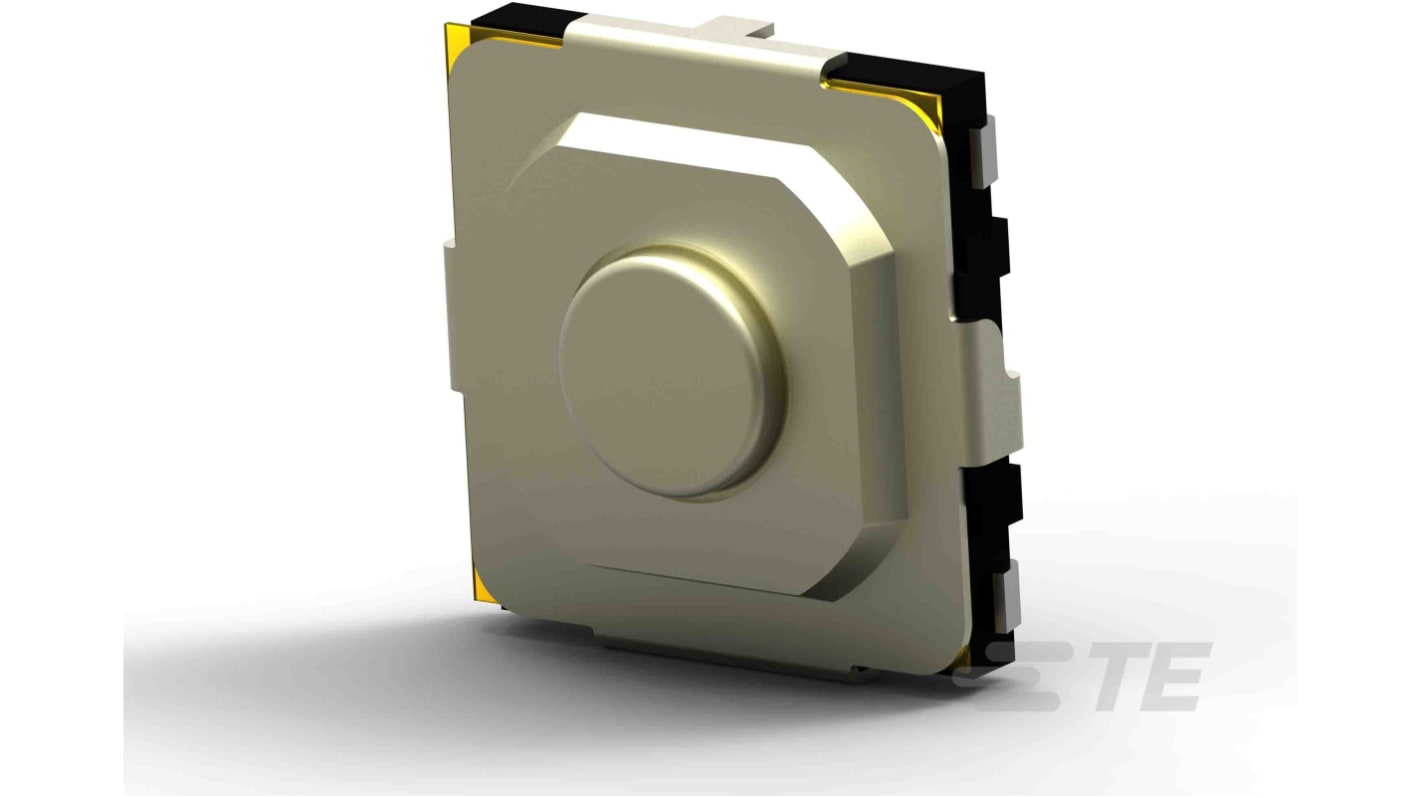 TE Connectivity Silver Tactile Switch, SPST 50 @ 12 mA @ V dc 5.2mm Surface Mount