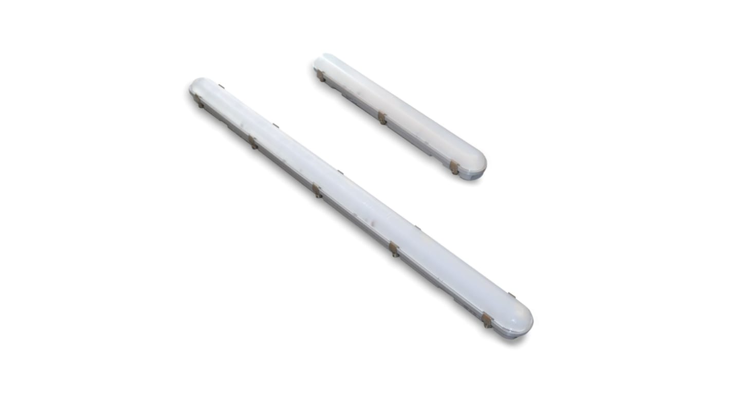 Plafoniera rettangolare SHOT, 220 → 240 V, 18 W, col. 4000K tipo LED, L. 78 mm, IP65