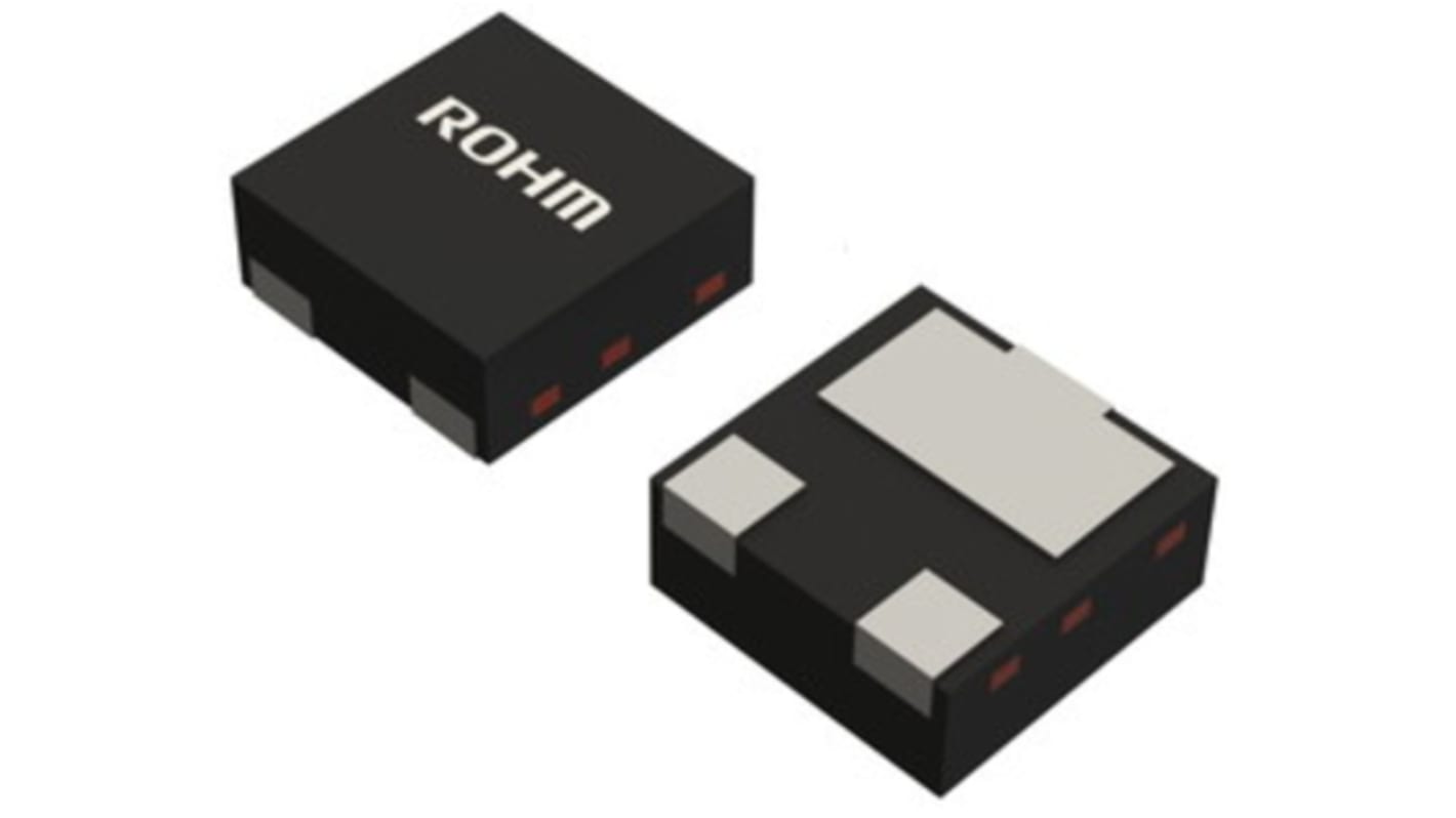 ROHM P-Channel MOSFET, 200 mA, 60 V, 3-Pin DFN1010 BSS84XHZGG2CR