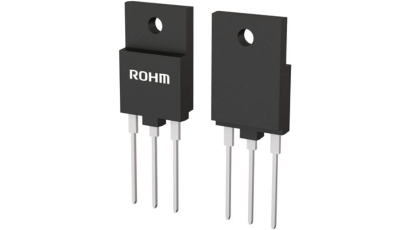 N-Channel MOSFET, 25 A, 600 V, 3-Pin TO-3PF ROHM R6025JNZC17