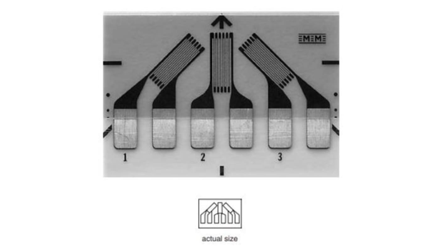 Micro-Measurements Strain Gauge, ±5% Range, 350Ω