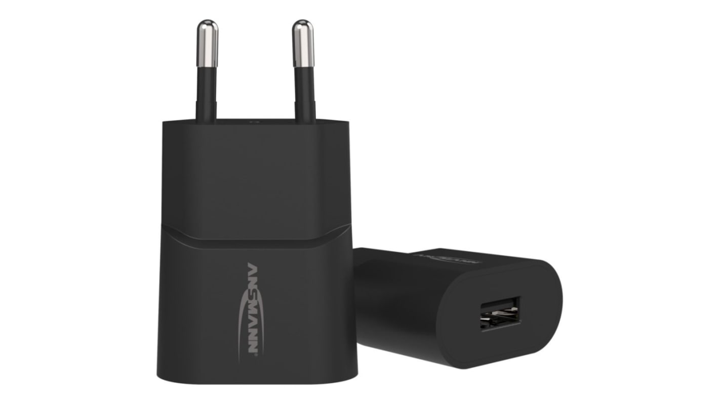 Ansmann 5W Power Brick AC/DC Adapter 5V dc Output, 1A Output