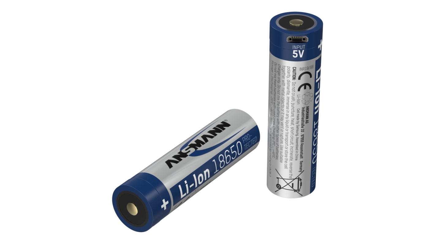 Ansmann 3.6V Lithium-Ion Rechargeable Battery Pack, 2.6Ah - Pack of 1