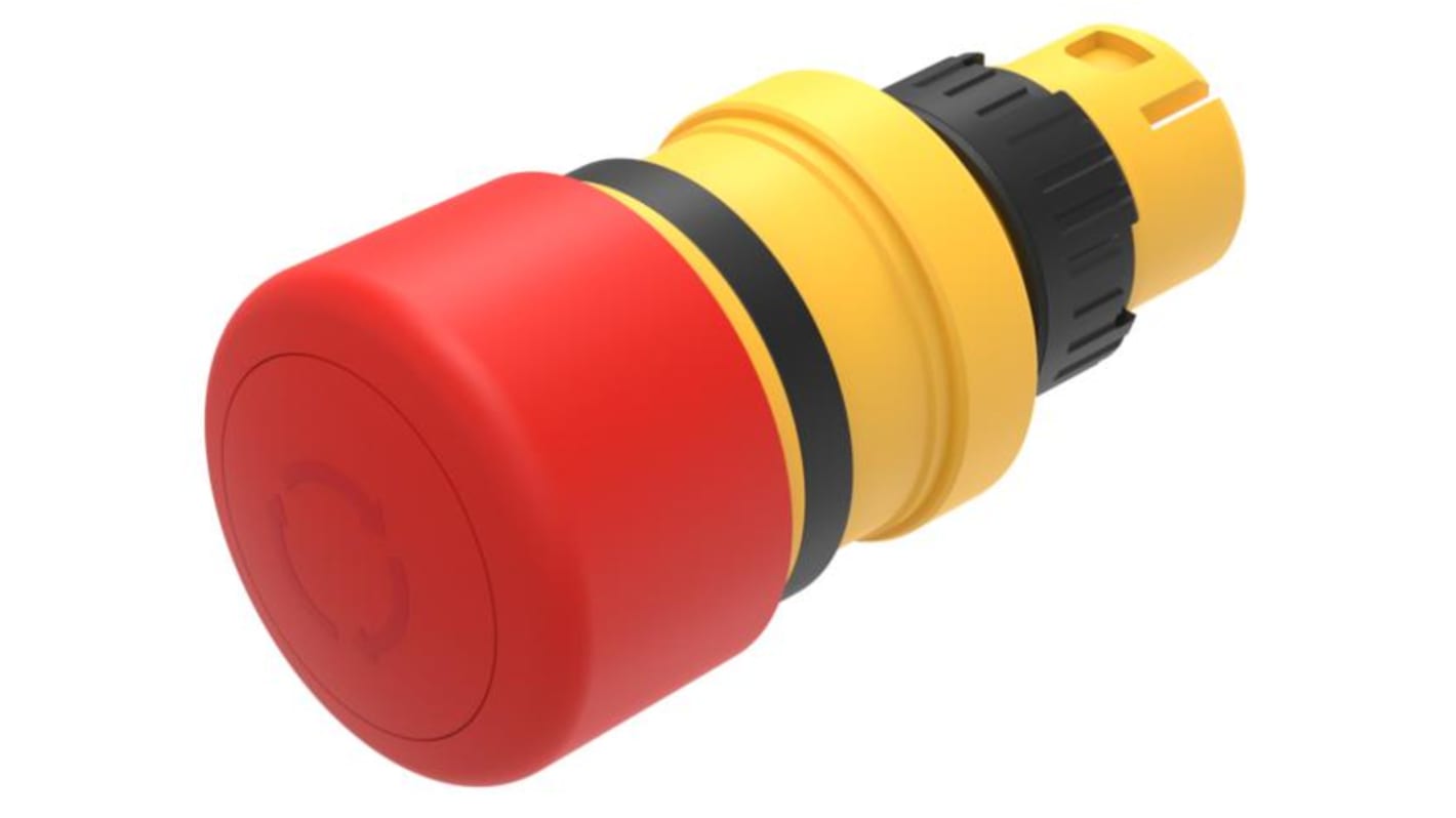 EAO 61 Series Series Maintained Emergency Stop Push Button, 16mm Cutout