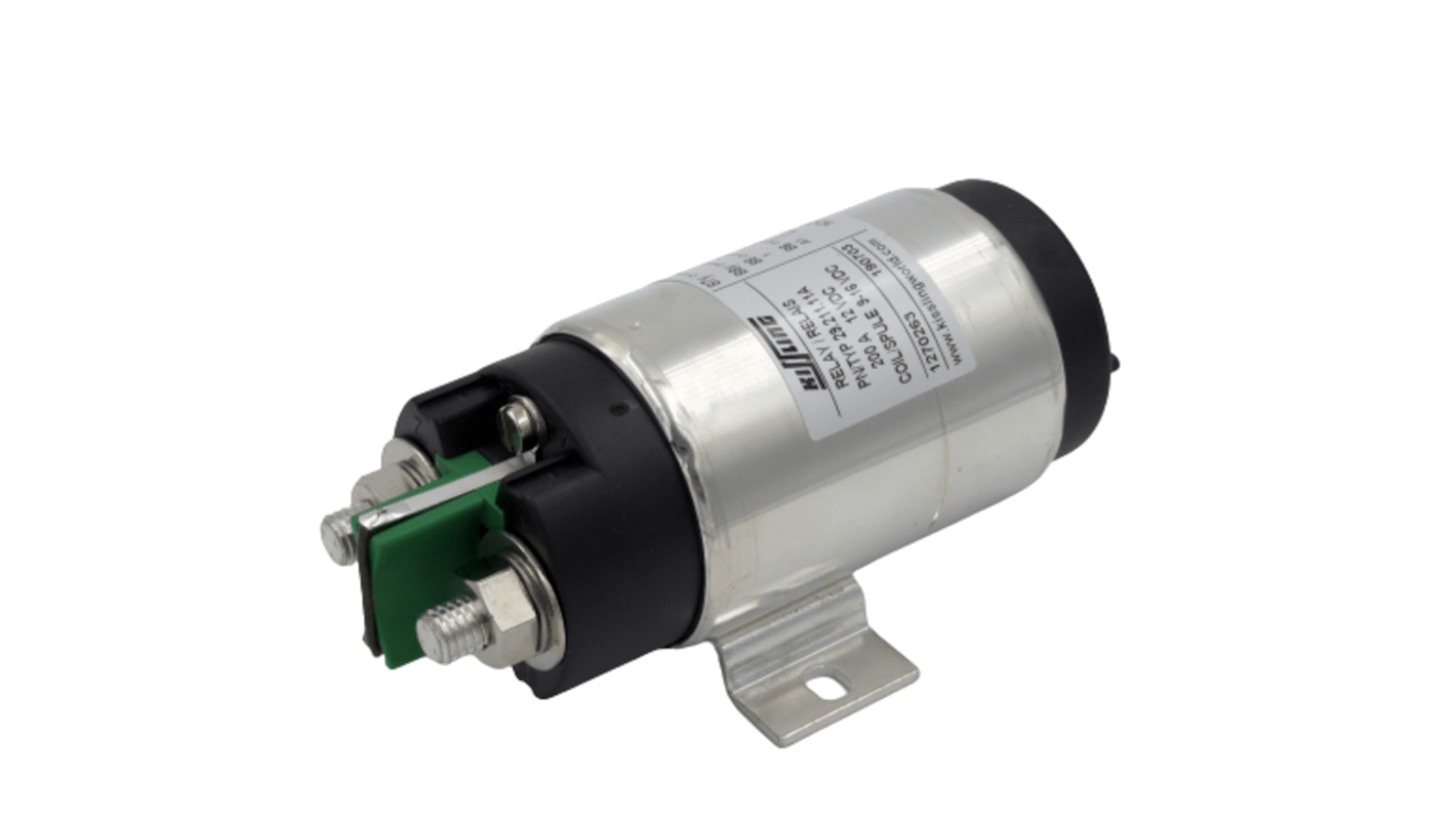 TE Connectivity Surface Mount Non-Latching Relay, 24V dc Coil, 200A Switching Current, SPST