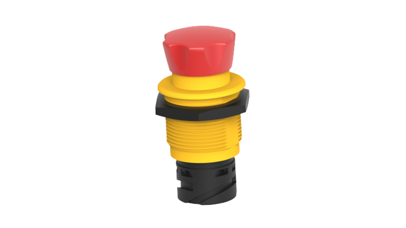 TE Connectivity, Twist Release, Emergency Stop Push Button Head