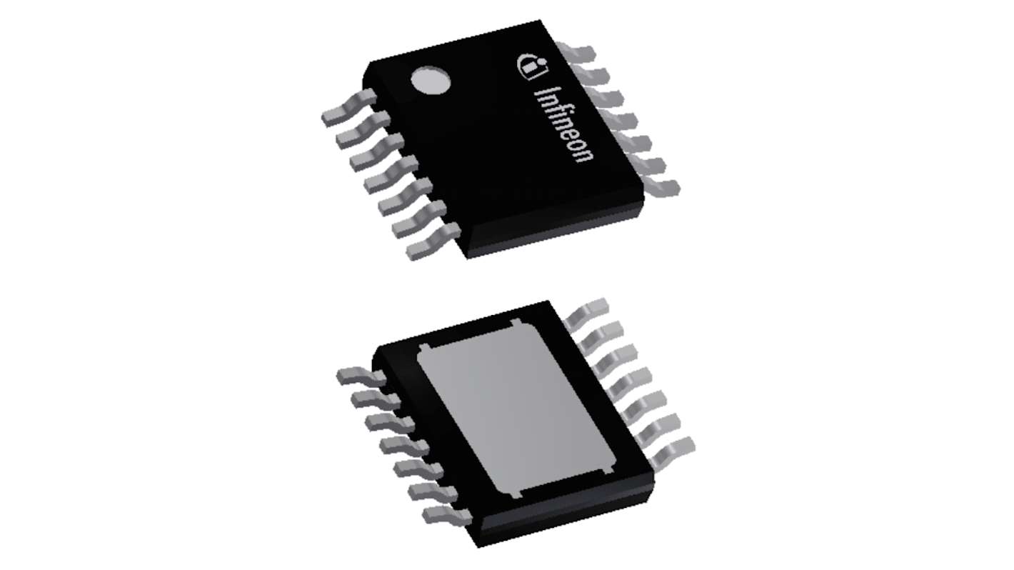 Switch di alimentazione CI Infineon High side, 1 canale, TSDSO, 14 pin, 28 V, 0.004A