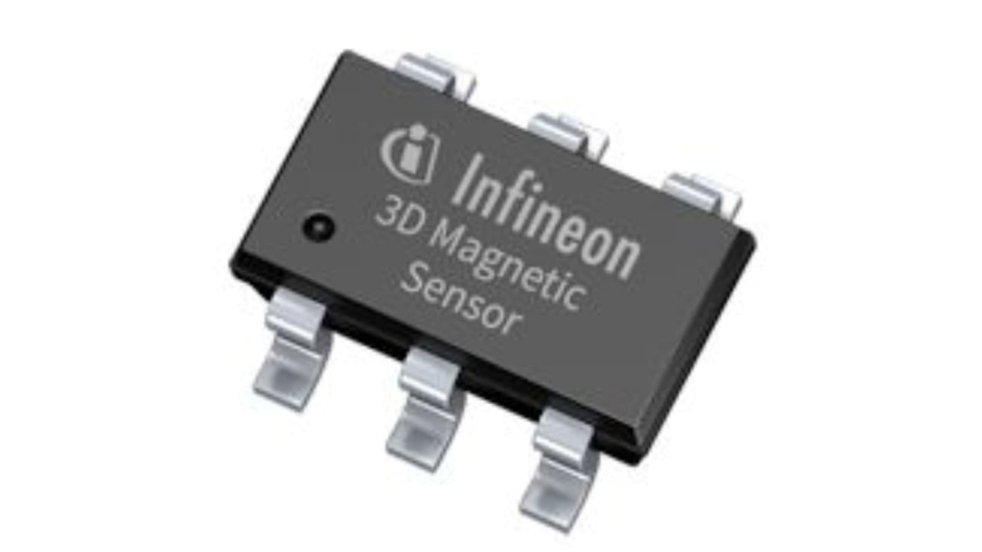 Infineon 霍尔效应传感器芯片, 3轴, 6针, TSOP6, 贴片安装