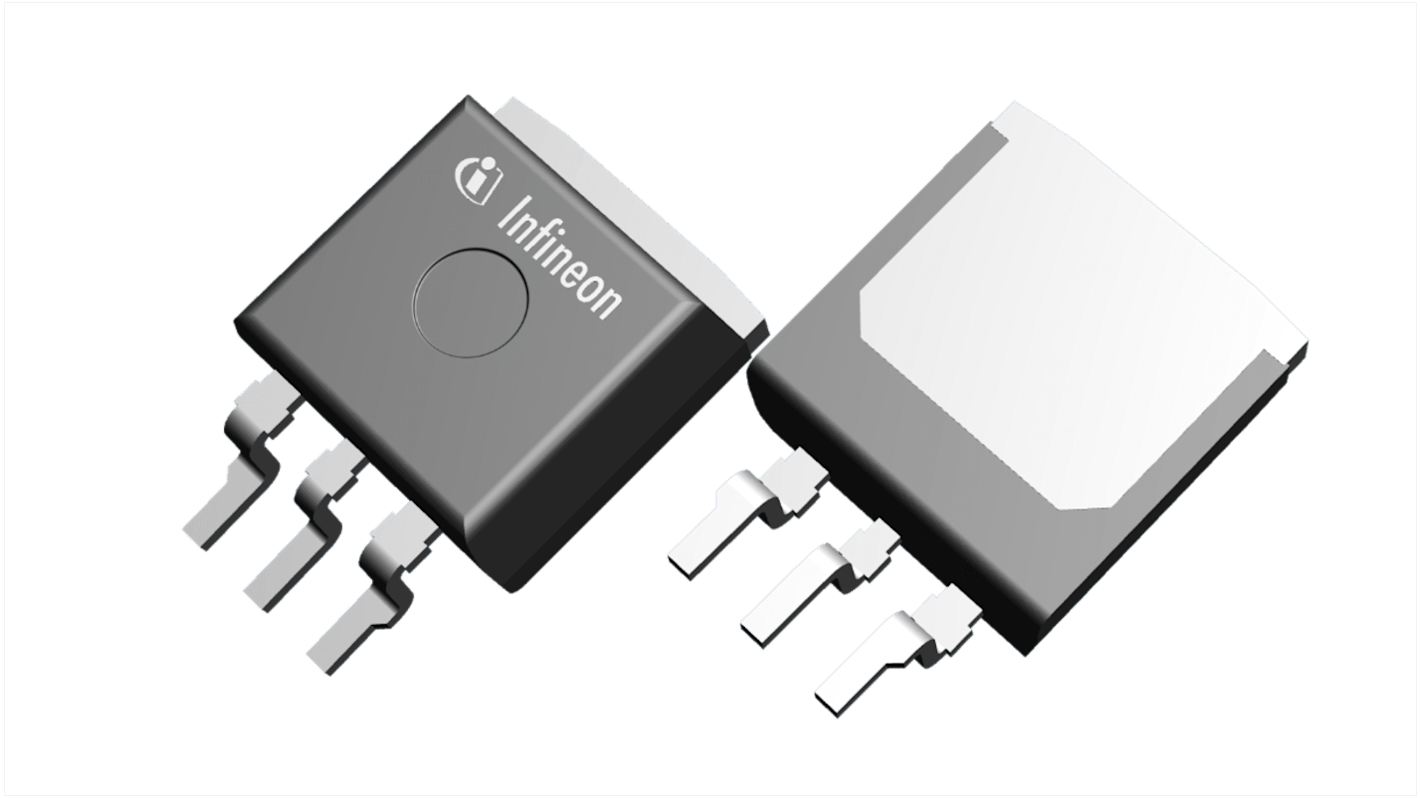 Infineon LDO稳压芯片, 400mA最大输出, 单路输出, TO-263, 3针, 2%精度