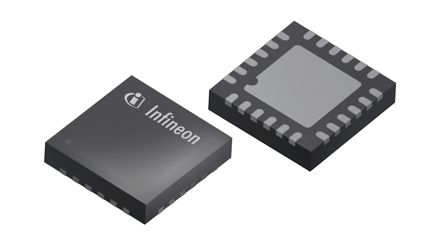 Infineon XMC1000单片机, ARM Cortex M0内核, 24针, VQFN, 最大32MHz, 64 kB 闪存