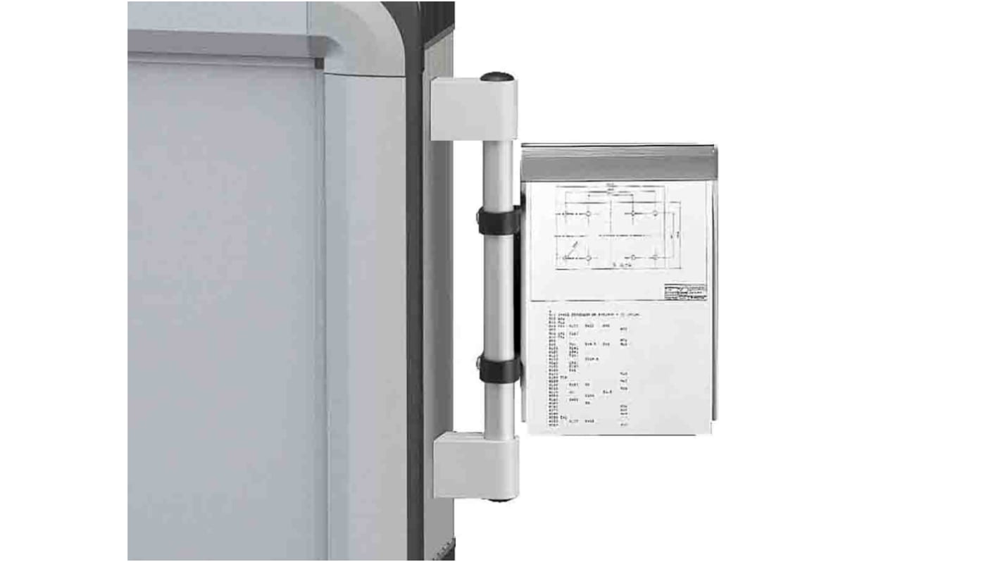 Portapapeles Rittal 6013000 A4, Chapa de acero Gris