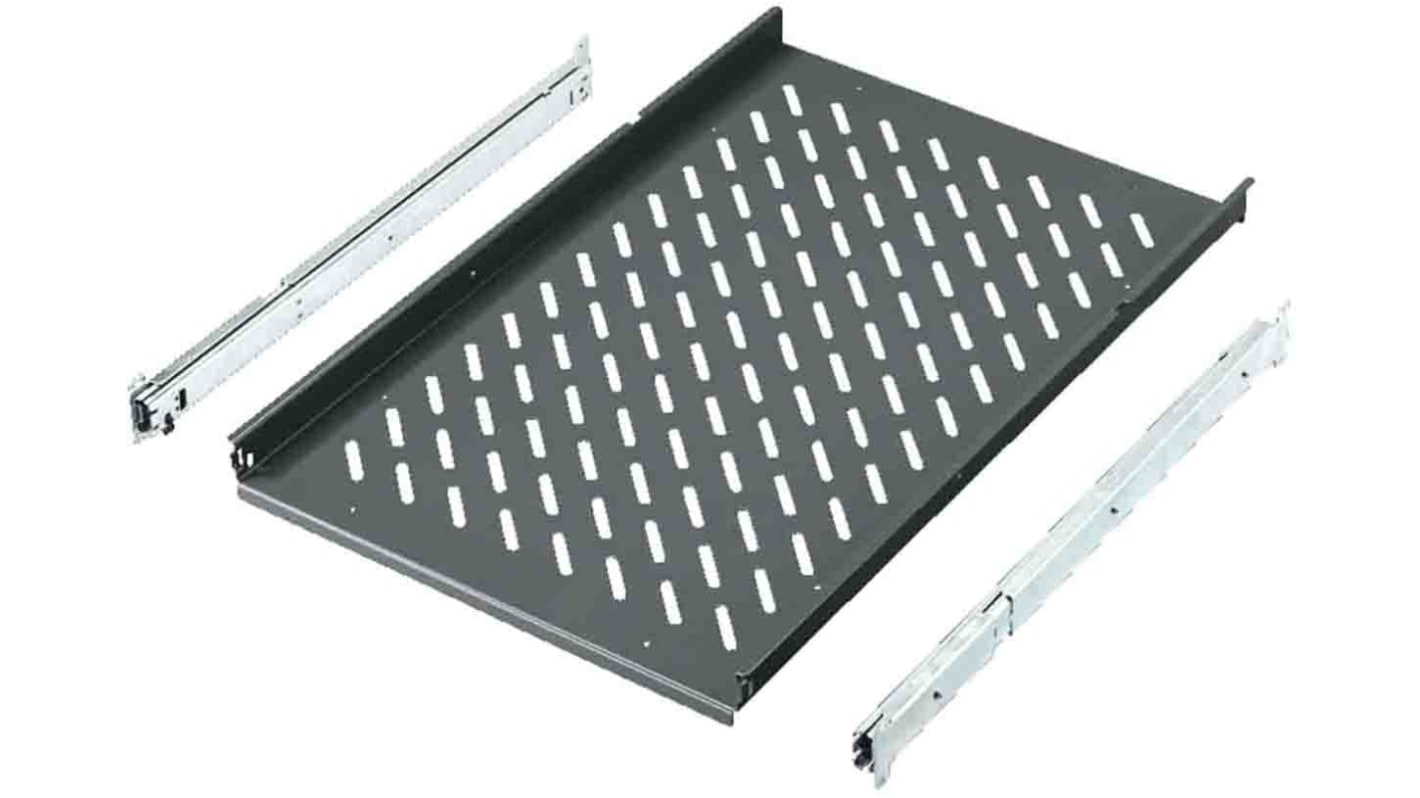 Ripiano Rittal Nero, ventilato, 465 x 800mm, 30kg max