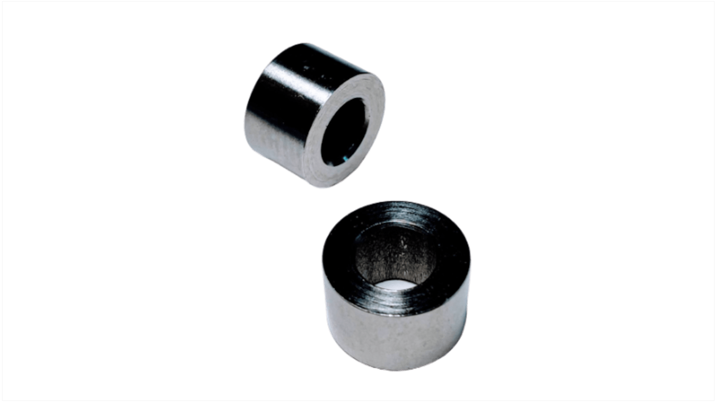 Distanziale Rotondo in Acciaio inox RS PRO, L. 20mm, Ø est. 6mm, Ø inserto 3mm, per vite da M3