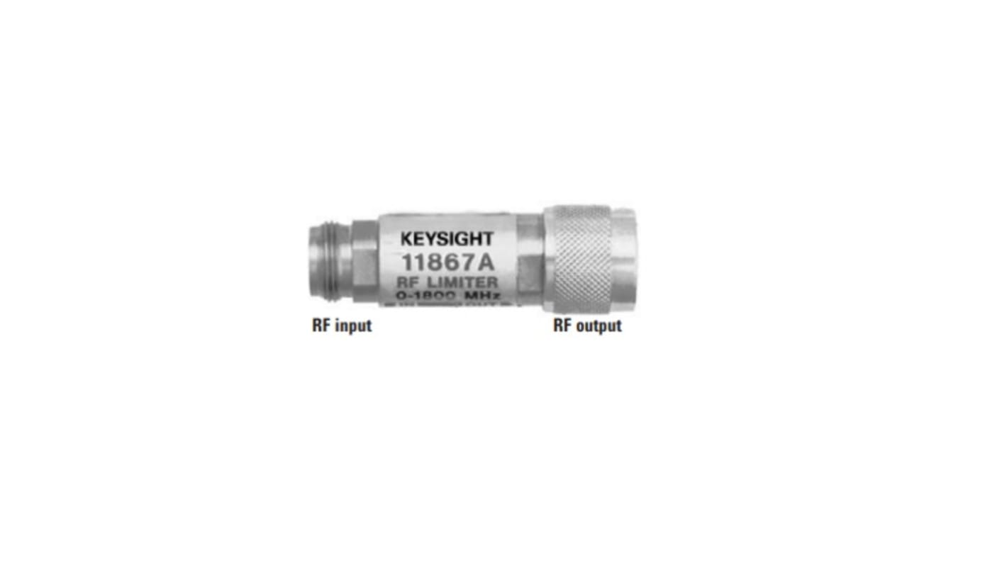 Limitador de energía de RF Keysight Technologies, 1,8 GHz 11867A, 1.8GHz, 0dBm, <1.0dB, 50Ω, 30V dc, 10W