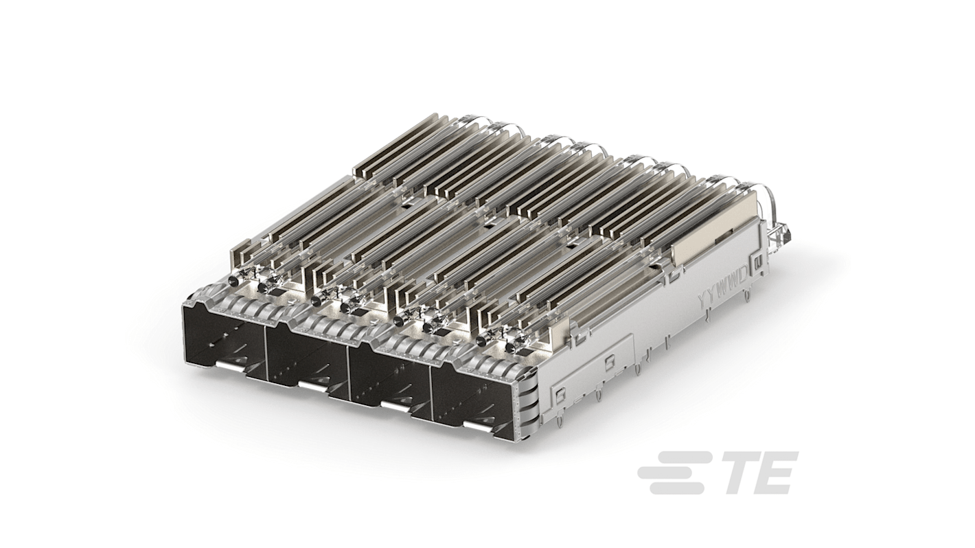 TE Connectivity Cage Assembly 4-Port 40-Position, 2356208-1